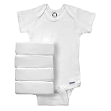 Gerber 5-pk. Onesies - White