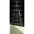 8 Tier Circle 5mm Thick Acrylic Fairy Cake Party Cupcake Display Stand by Classikool�