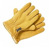 Dickies Gl0200 Lined Leather Glove Tan Medium