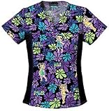 Cherokee Tooniforms Flexibles Scrub Top-Assorted Character Prints (XS-5X)