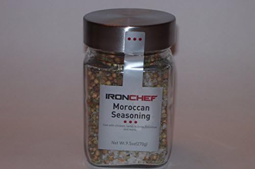 IronChef Moroccan Seasoning for Chicken, Lamb, Kabobs, Couscous and more (9.5 oz)