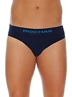 Rochas Paris Slip Sin Costuras (Azul Marino)