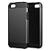 iPhone 5S Case, Breett Two-Layer Slim Protective Cover Case for iPhone 5/5S (Black)