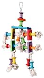 Super Bird Creations 13 by 8-Inch Dancing Spools Bird Toy, Medium