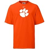 Nike Clemson Tigers Orange Ladies Classic Logo T-shirt