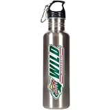 Minnesota Wild NHL 26 oz. Stainless Steel Water Bottle