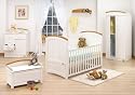 Tutti Bambini Barcelona Room Set-White beech + FREE Glider & Sto