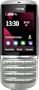 Nokia Asha 300 Handy (6,1 cm (2,4 Zoll) Touchscreen, 5 Megapixel Kamera) silber wei�