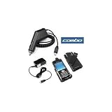 RIM Blackberry 8100 Pearl PDA Smartphone Accessory Bundle- Car Cigarette Lighter Charger + Home Travel Charger + Black Swivel Belt Clip Holster