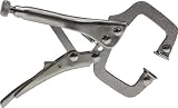 SE Pliers, Locking C-Clamp W/Flex Pad 4.5