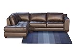 Zen 2 Piece Leather Sectional with Left Chaise