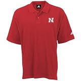 adidas Nebraska Cornhuskers Scarlet Classic Polo