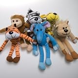 Plush Hanging Zoo Animals