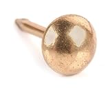 Burnished Brass Round Tacks - Pkg 1000