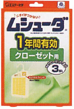 ムシューダ1年防虫 クローゼット用3個入