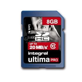 Integral 8GB UltimaPro SDHC Card (Class 10)