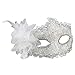 Venetian Style Lace with Rhinestone Liles Costume Masquerade Mardi Mask