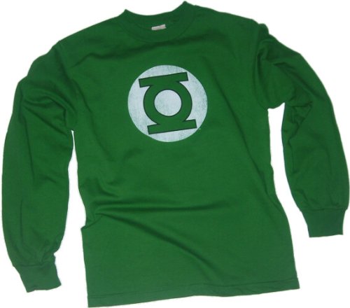  Green Lantern Distressed Logo Adult Long-Sleeve T-Shirt