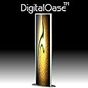 DigitalOase® Lifestyle Deluxe Cudia Künstler Designerlampe mit 2 seitigen DigitalOase Kunstmotiven (auswechselbar) - Höhe ca 160 cm - Zauberhaftes Licht im Designerlook für Ihre Räume - moderne Beleuchtung - Lichtdesign by DigitalOase®