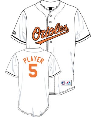 Adam Jones Jersey: Baltimore Orioles Adult Home White #10
