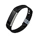 bayite Accessory Silicone Watch Band for Fitbit Alta Black, Large 6.7 - 8.1 inches