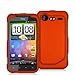 Orange Rubberized Snap-On Hard Skin Case Cover for HTC Droid Incredible 2 6350 New By Electromaster