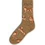 For Bare Feet Golden Retriever Large Pose Sock Medium