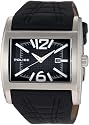 Police - P12170JS-02A - Montre Homme - Quartz Analogique - Bracelet Cuir Noir