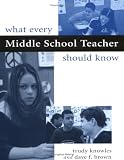 What Every Middle School Teacher Should Know: