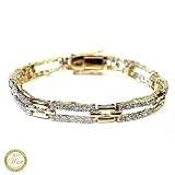 WILLOW XPRESS: *EQUESTRIAN BUCKLE PAVE GOLDTONE BRACELET*