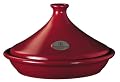Emile Henry Flame Top 12-1/2-Inch Tagine, Red