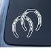 HORSESHOES - Horse Shoes - Car, Truck, Notebook, Vinyl Decal Sticker #1179 | Vinyl Co...