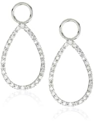 KC Designs "Charmed Life" Diamond 14k White Gold Pear Shape Ear Charm