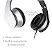 Headphones,Sound Intone Headphones with Microphone On Ear Noise Isolating Headsets for Iphone 6/6s/6 Plus Android Device,Laptop,Tablet(Grey)