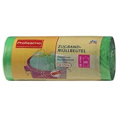 Profissimo Zugband-M�llbeutel 60l, 3er Pack (3 x 20 St�ck)