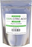 Citric Acid - 1lb - Made in USA - 100% Pure - Organic Certified Powder - No Anti-caking Agents. 90 Day Satisfaction Guarantee.