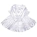 East Side Collection Polyester Yappily Ever After Dog Wedding Dress, Small, 12-Inch, White