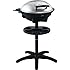 barbecue electrique interieur et exterieur 2000w noir domo