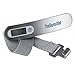 Stainless Steel Digital Luggage Scale with 110 lb / 50 kg Capacity - Travel Size, Handheld, Portable, Easy to Use with LCD Display to Weigh Luggage to Avoid Excess Airline Baggage Fees! Great Accuracy and Precision. Bonus Luggage Tag! Lifetime Worldwide Warranty.