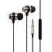 Francois et Mimi in-Ear 3.5mm Aux Hi-Fidelity Headphones Earbuds CH-13, Gold