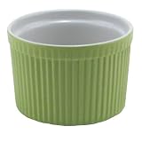 BIA Cordon Bleu 10-Ounce Tall Souffle, Set of 4, Two-Tone Avocado White by Bia Cordon Bleu