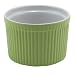BIA Cordon Bleu 10-Ounce Tall Souffle, Set of 4, Two-Tone Leaf/White