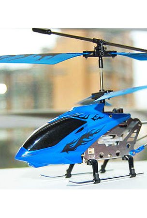 Helizone RC Firebird Metal Frame Gyroscope Mini Remote Control Helicopter - Blue Helizone RC Firebird Metal Frame Gyroscope Mini Remote Control Helicopter - Blue