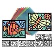 MELISSA & DOUG STAINED GLASS FRAME SET