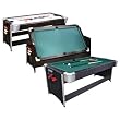 Fat Cat Pockey Black Combo Pool and Air Hockey Table - 64-1010