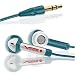 Electronics : V-MODA Bass Freq Earbuds - Blue Steel