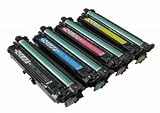 Compatible HP CE310A Full Color Set Toners (Black, Cyan, Yellow, Magenta)