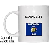 US State Flag - GENOA CITY, Wisconsin (WI) Mug