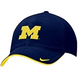 Nike Michigan Wolverines Navy Blue Reversible Rally Hat