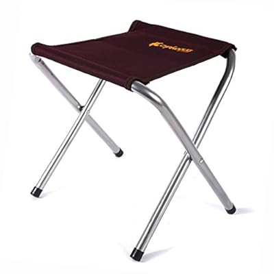 Ezyoutdoor Portable Folding Chairs Aluminium Alloy Seat Stool Holds Up to 220 lb for Camping Fishing Picnic BBQ Hiking Garden Beach